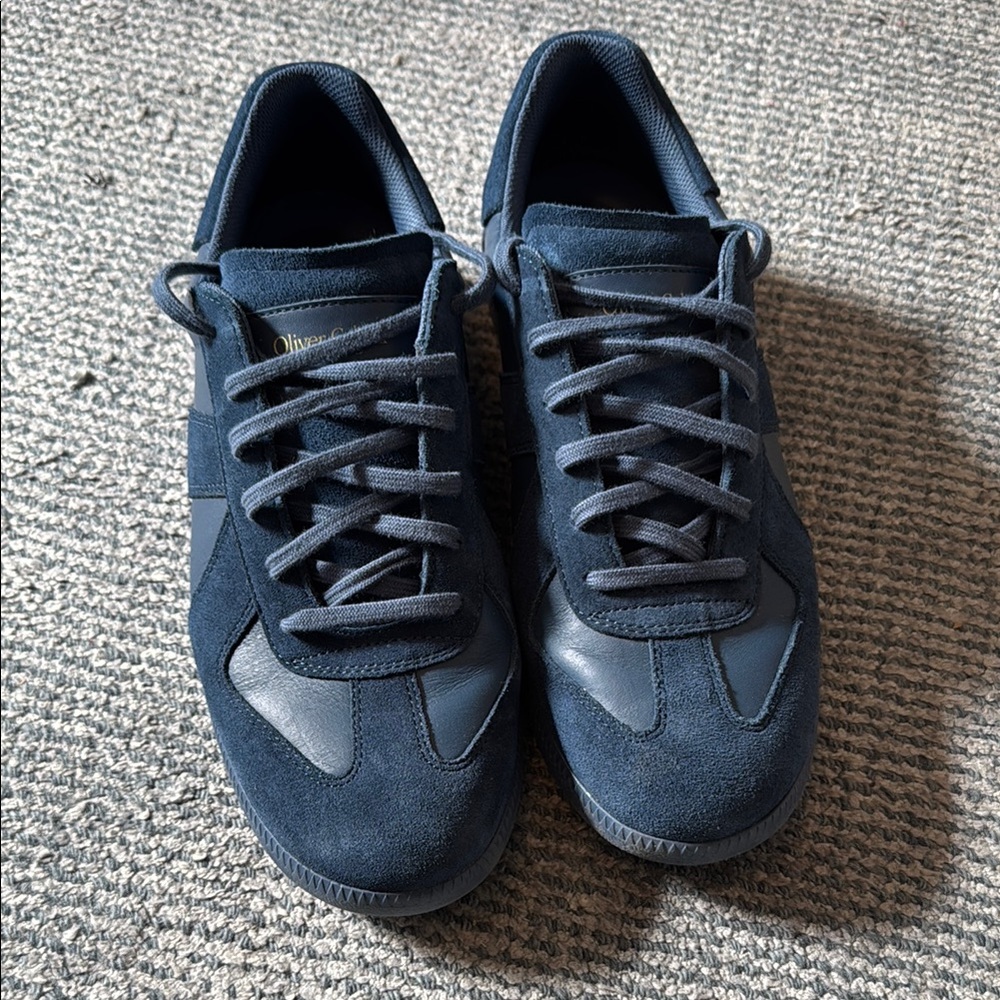 Oliver Cabell Blue Suede Sneakers (Like NEW)